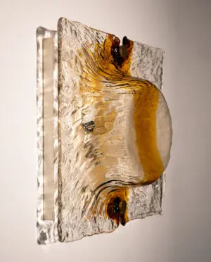 Toni Zuccheri, Large Wall Lamp for Venini