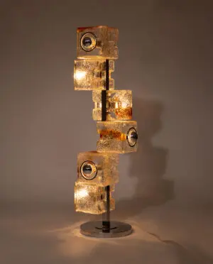 Cube Floor Lamp, Toni Zuccheri, VeArt, 1970s