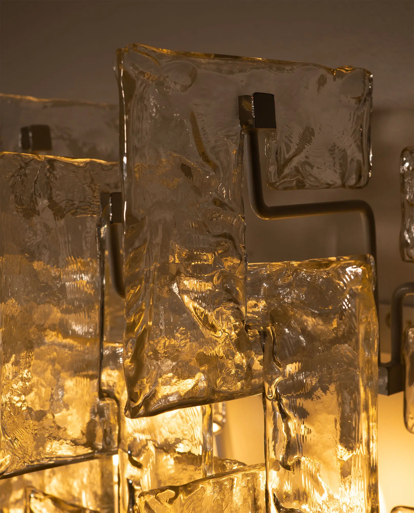 Carlo Nason, Sculptural Lace Glass Wall Lamp, 1970s - Image 10