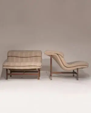 Wave Lounge Chair by Giovanni Offredi for Saporiti, 1970's