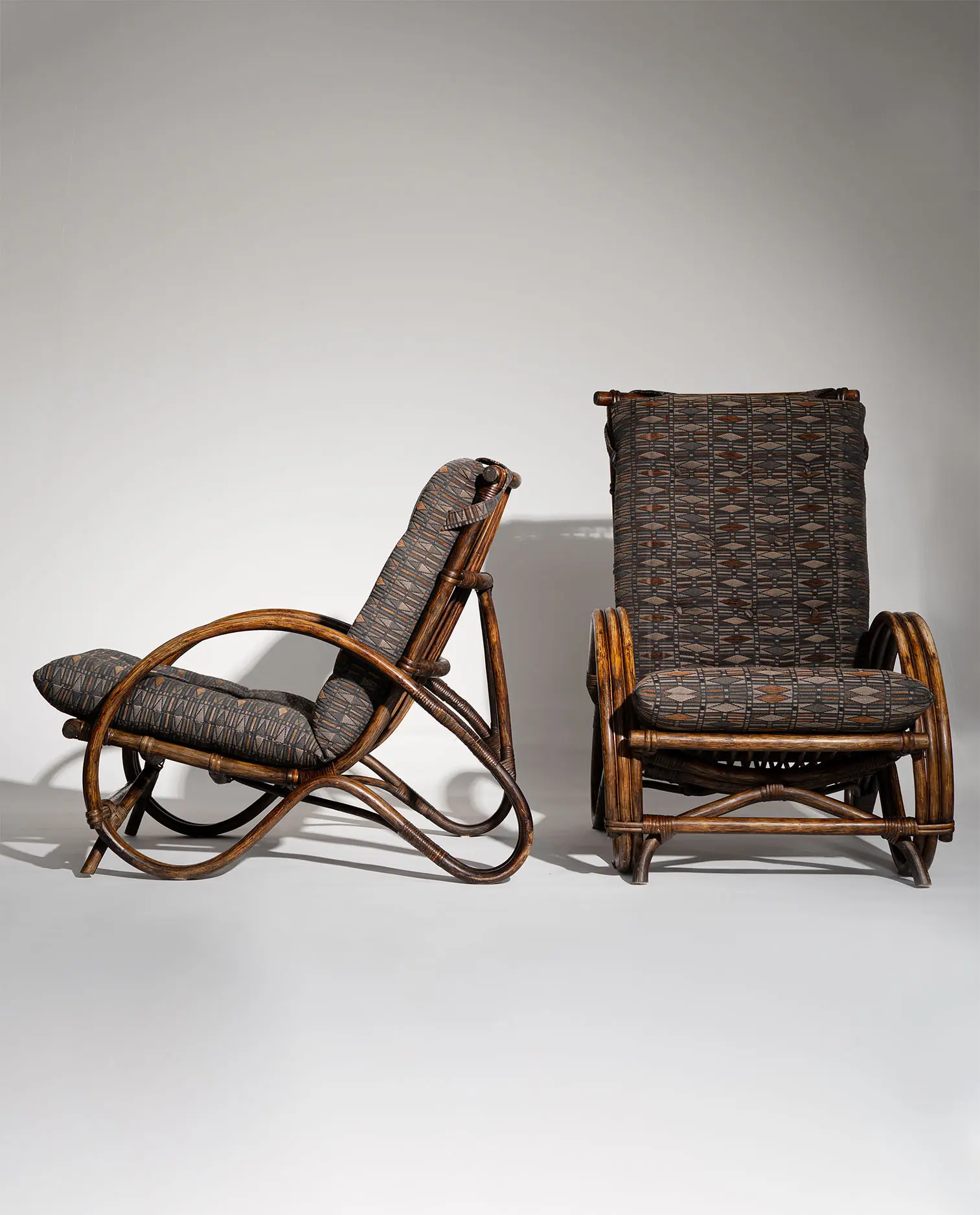 Dutch Production Rattan Armchairs, 1960s - Image 3