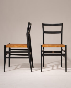 Gio Ponti, pair of Superleggera