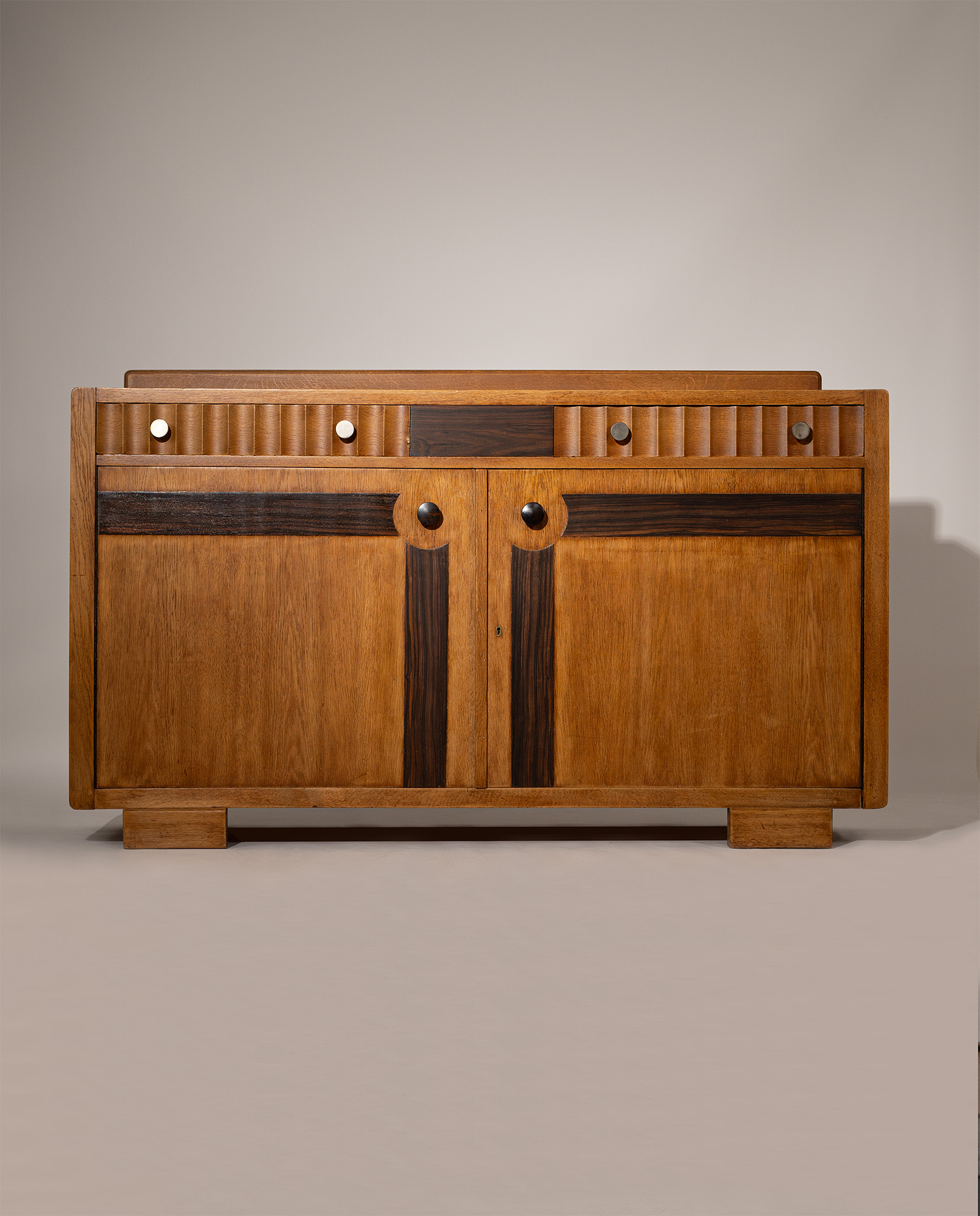Amsterdam School Oak Sideboard with Coromandel Inlays