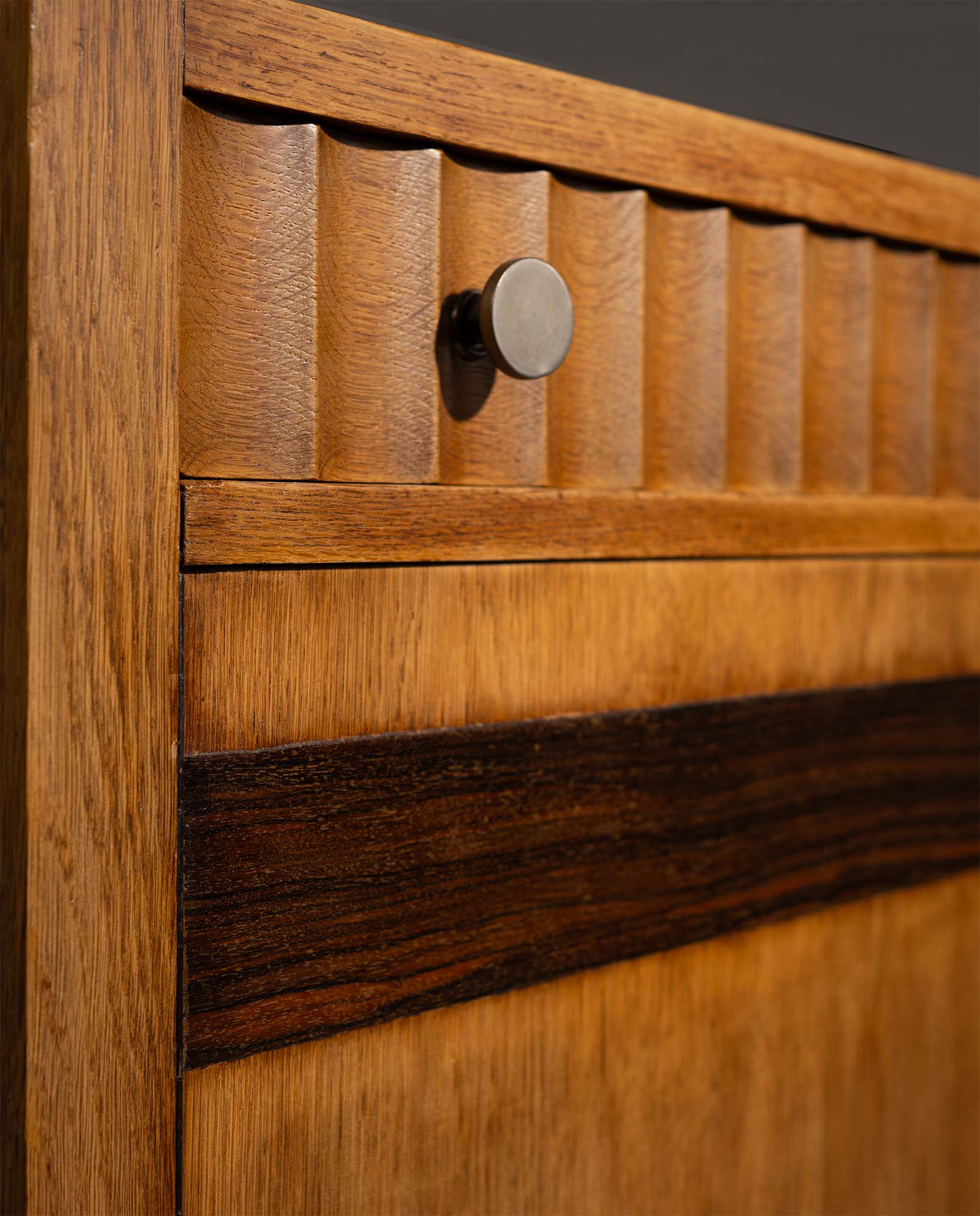 Amsterdam School Oak Sideboard with Coromandel Inlays - Image 7
