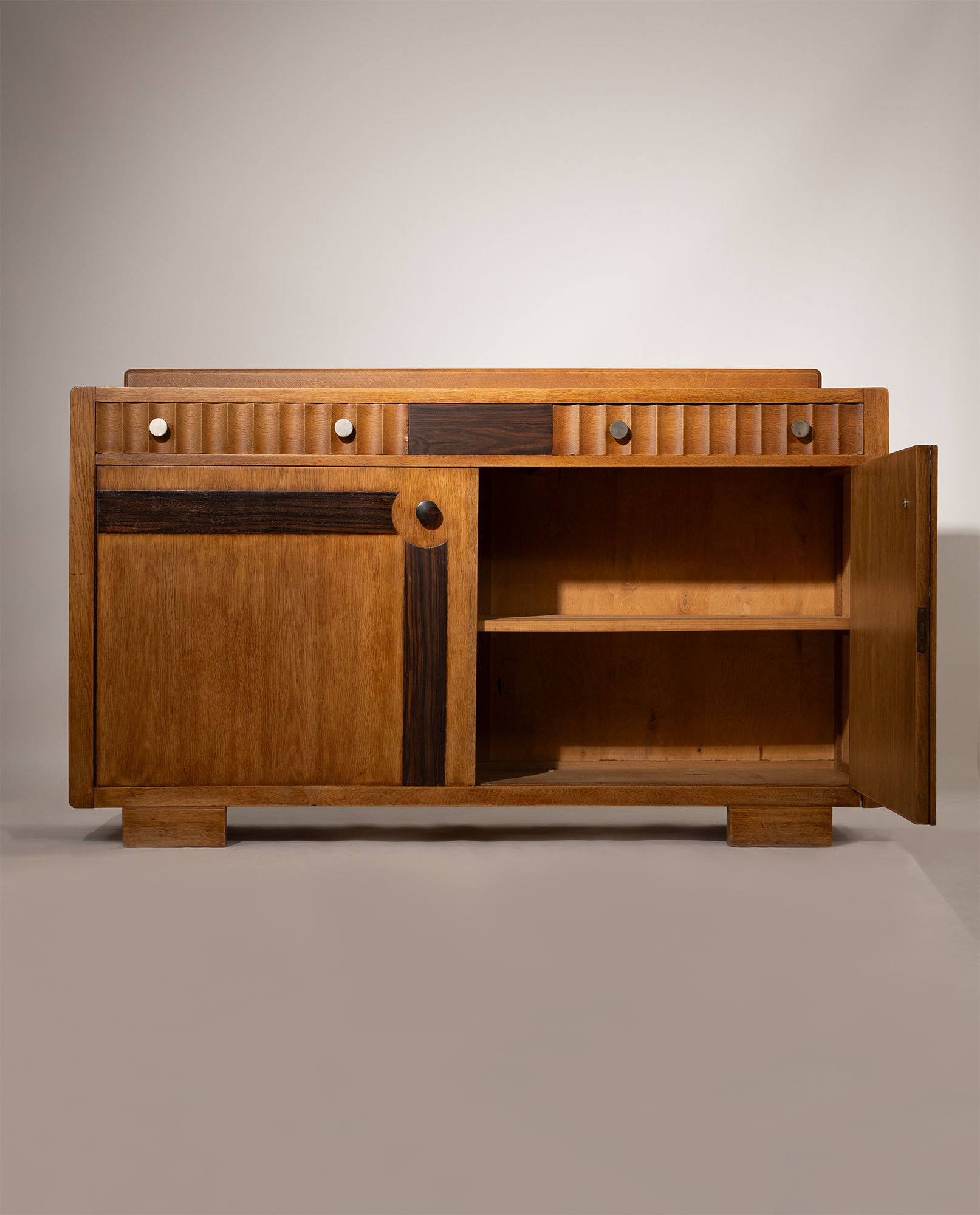 Amsterdam School Oak Sideboard with Coromandel Inlays - Image 3