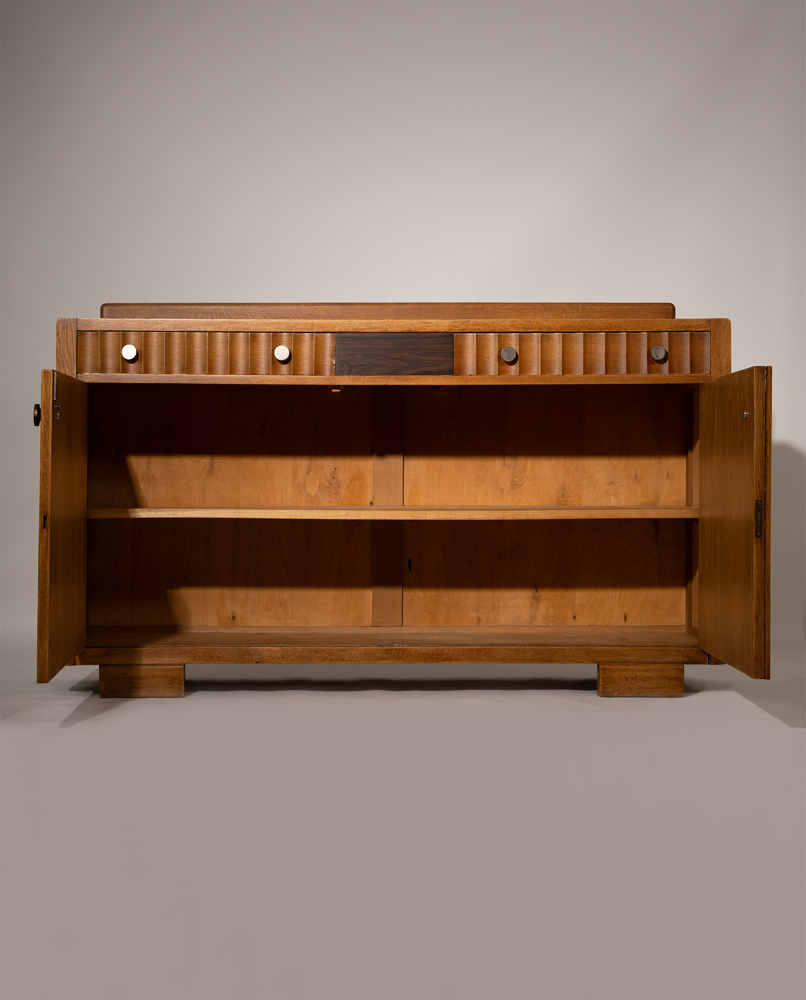 Amsterdam School Oak Sideboard with Coromandel Inlays - Image 4