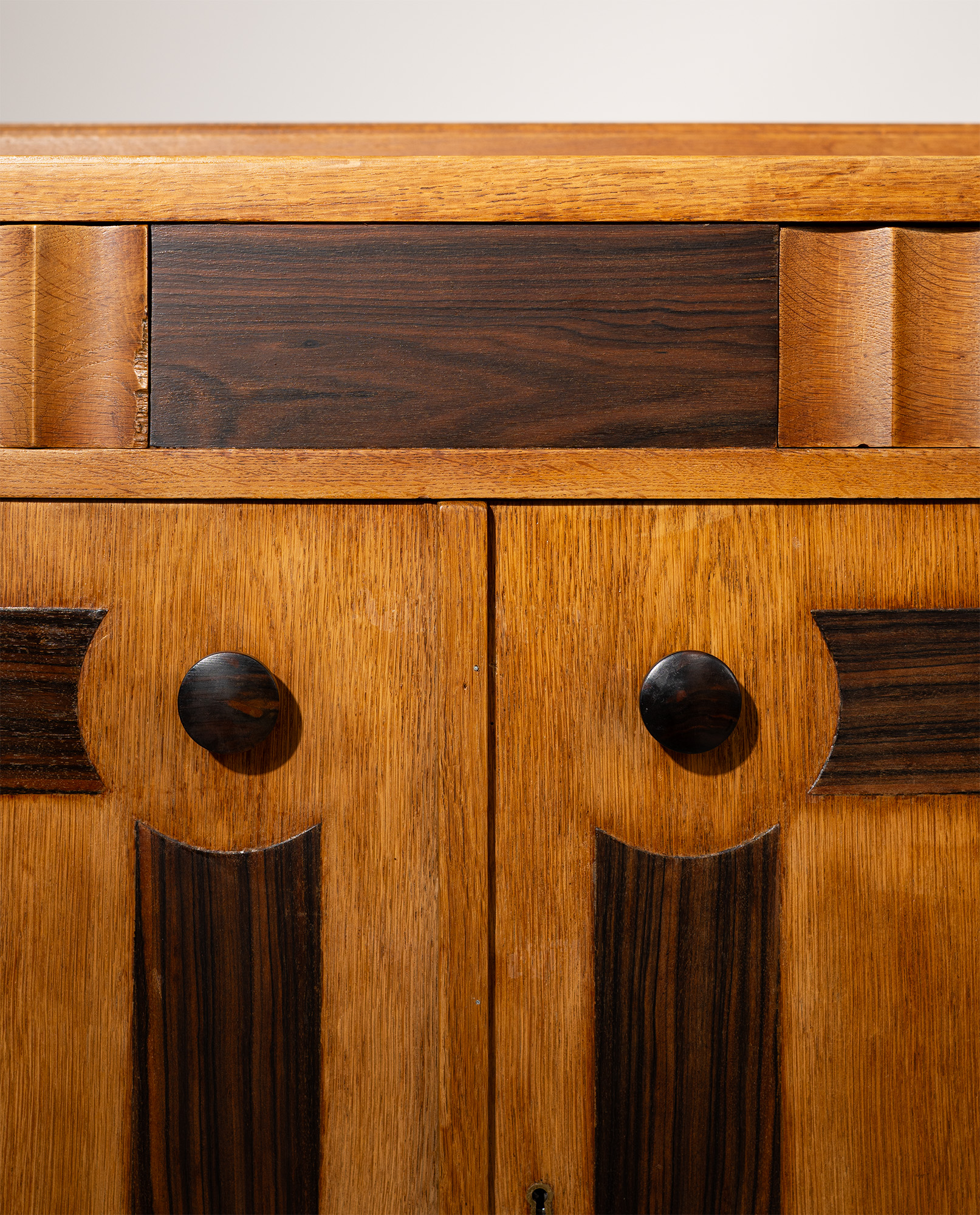 Amsterdam School Oak Sideboard with Coromandel Inlays - Image 2