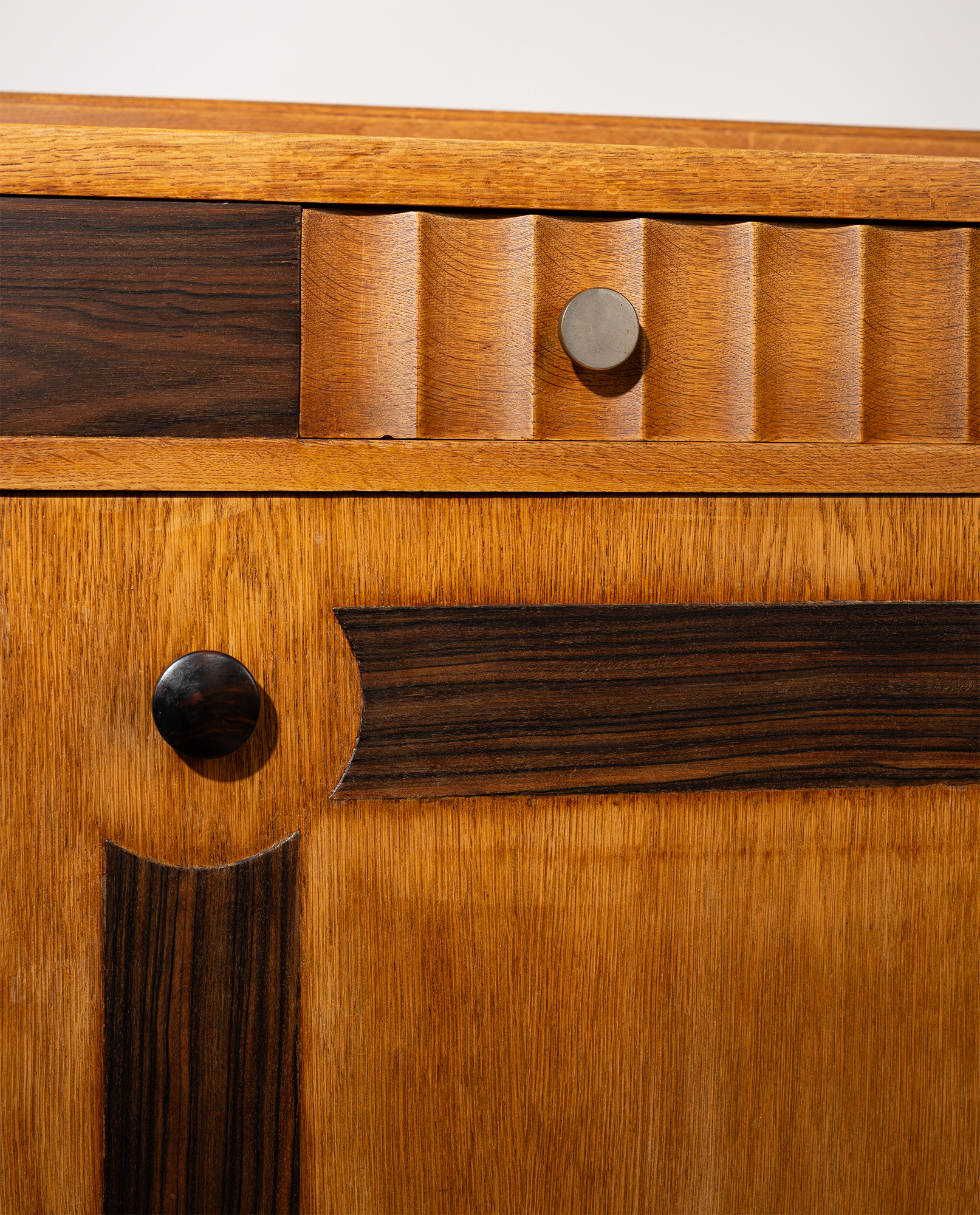 Amsterdam School Oak Sideboard with Coromandel Inlays - Image 12